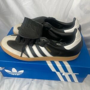 Adidas Samba LT Women's Sneakers - Black, White, and Tan